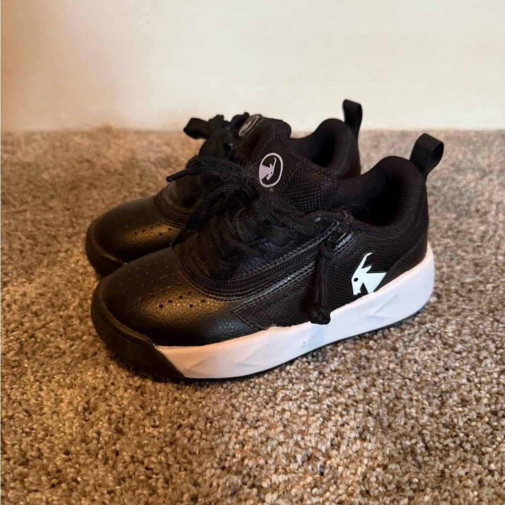 Kids Billy Shoes Black and White Athletic Sneakers
